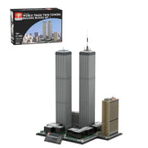 Mocsage 1/800 Scale Landmark Architecture Twin Towers(7129PCS)